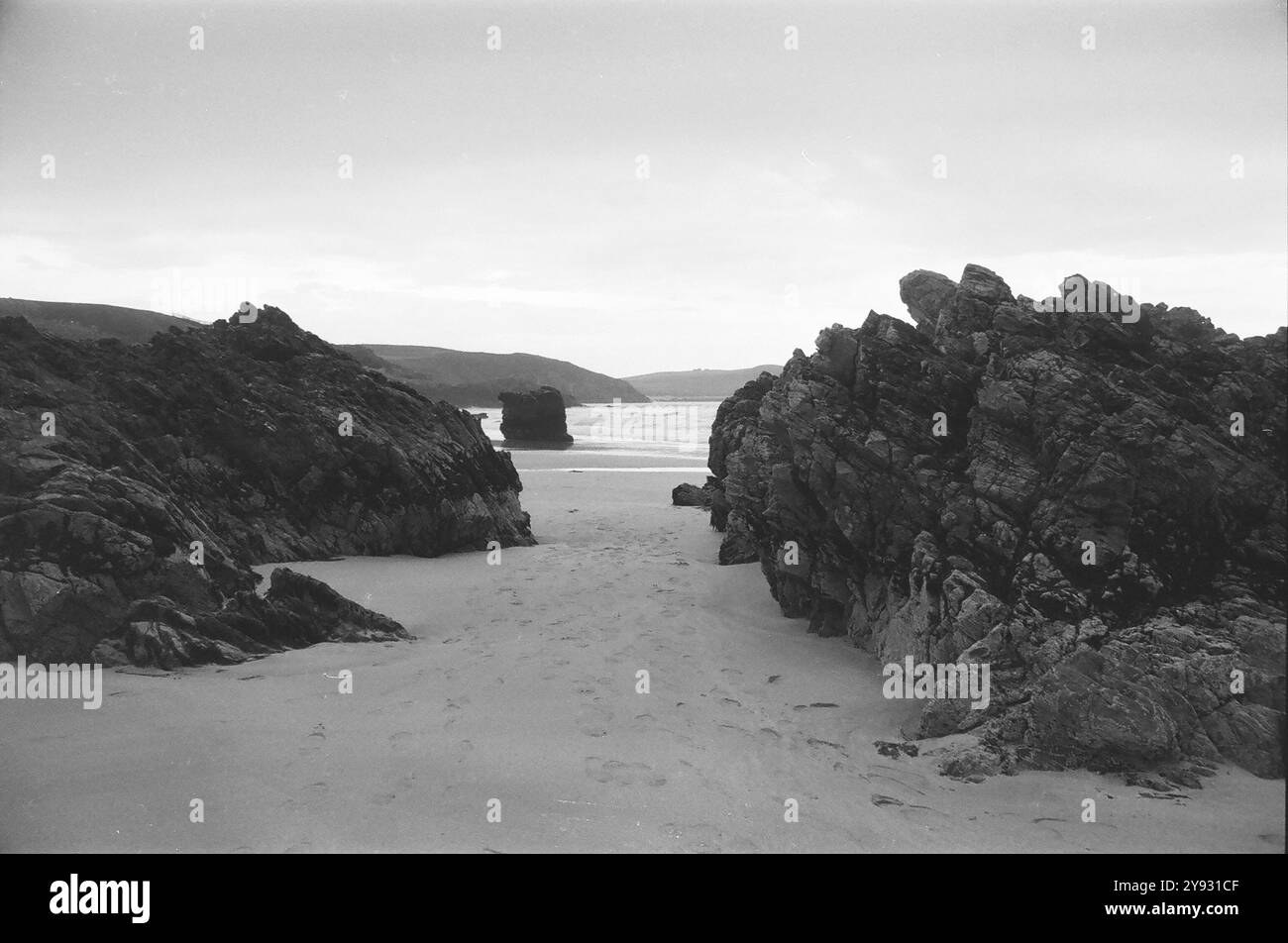 Scottish beaches Black and White Stock Photos & Images - Alamy