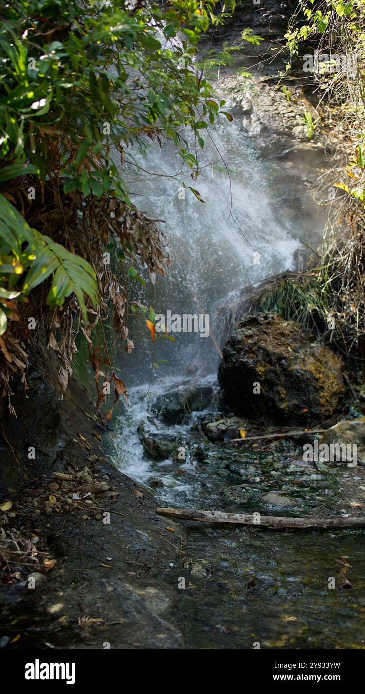 hot springs in the village of Sukasirna Cianjur, West Java Stock Photo ...