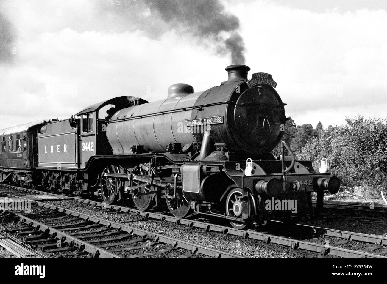 An autumn steam gala on the Severn Valley Railway in 1993 Stock Photo