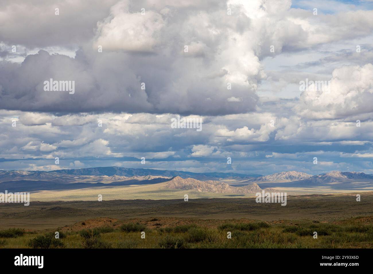 Nature of Eastern Siberia. Ubsunur basin. Republic of Tuva. Russia Stock Photo