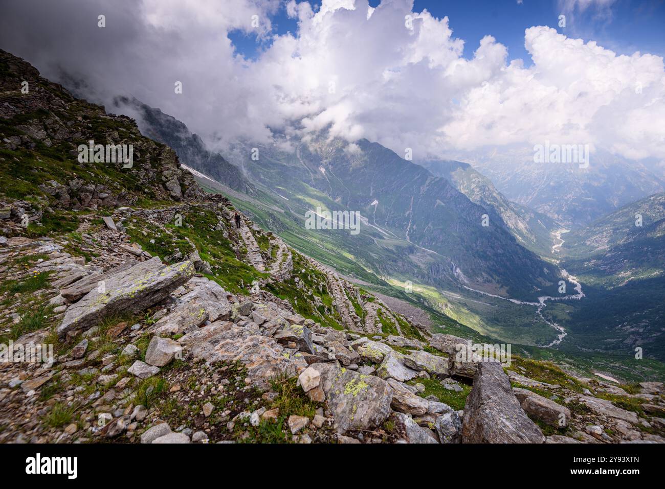 Alpine Slopes Grassy alpine slopes rugged hi-res stock photography and images - Alamy