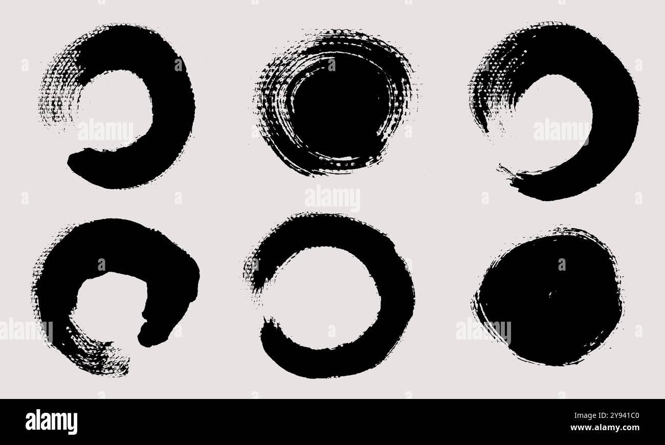 Brush strokes vector. Set of text boxes Stock Vector Image & Art - Alamy