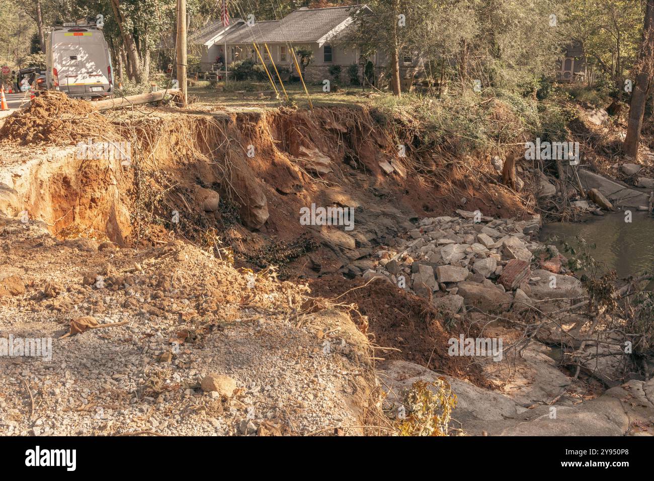 Hurricane helene chimney rock hi-res stock photography and images - Alamy