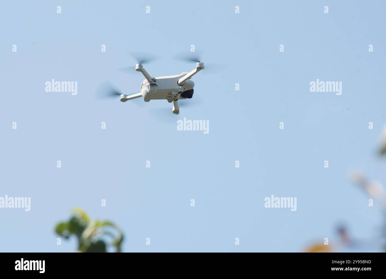 drone or unmanned aerial vehicle UAV, small flying object in aviation ...