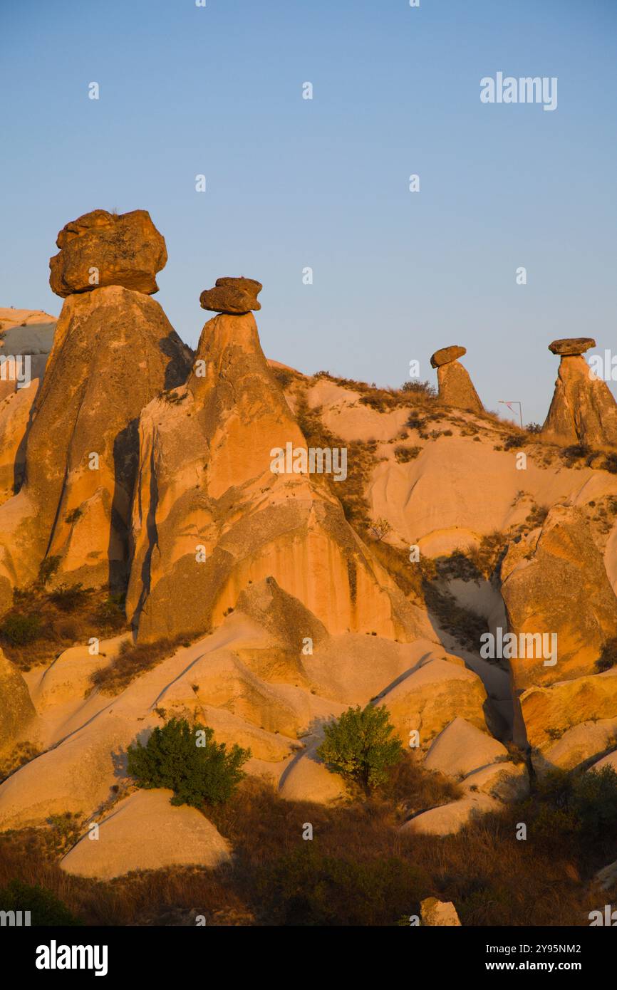 Three fairy chimneys hi-res stock photography and images - Alamy