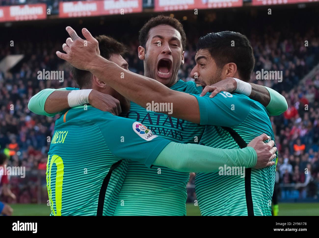 Neymar jr messi barcelona hi-res stock photography and images - Alamy