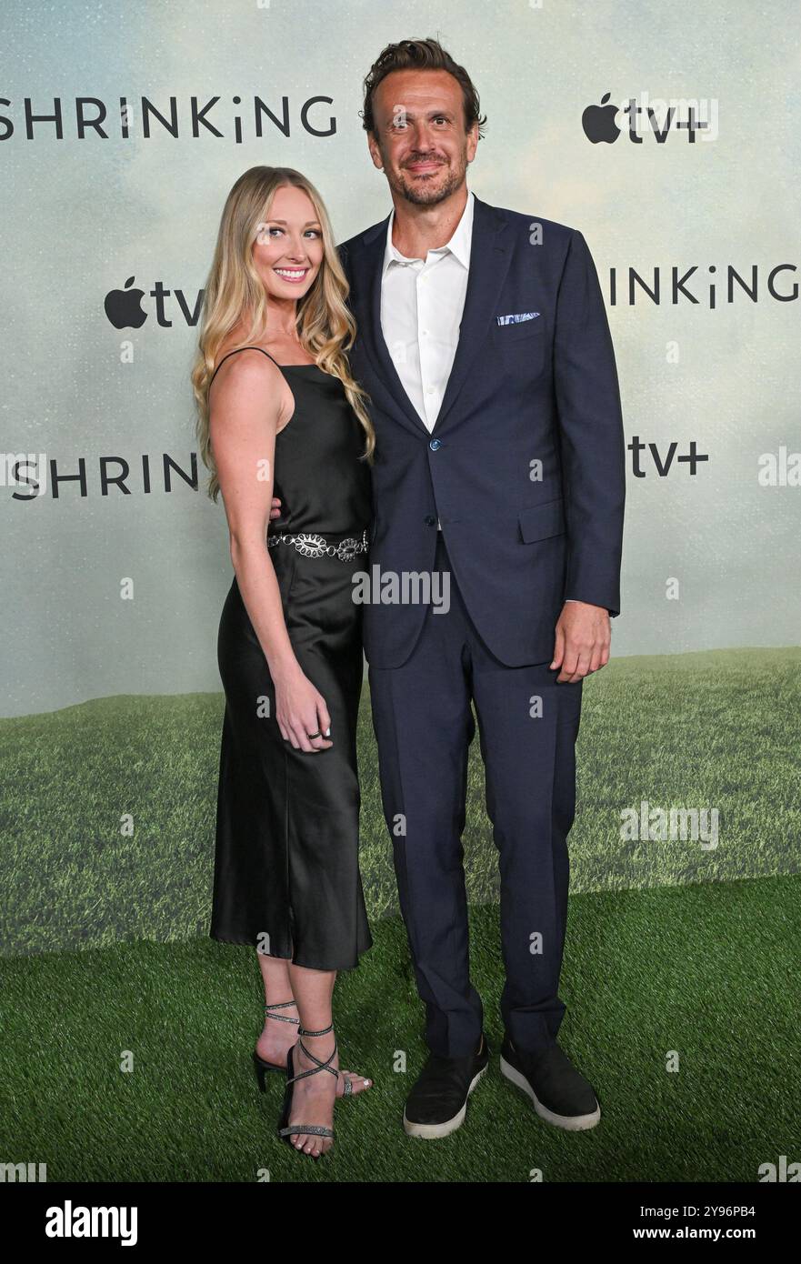 West Hollywood, USA. 08th Oct, 2024. Kayla Radomski and Jason Segel