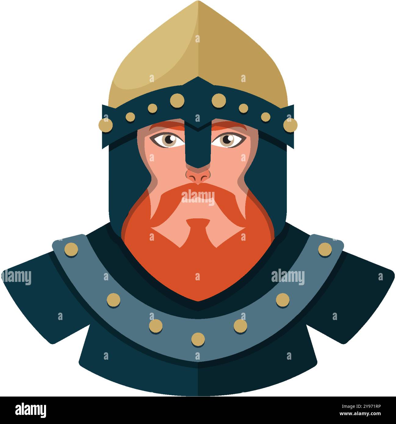 A knight in armor with a helmet Stock Vector Image & Art - Alamy