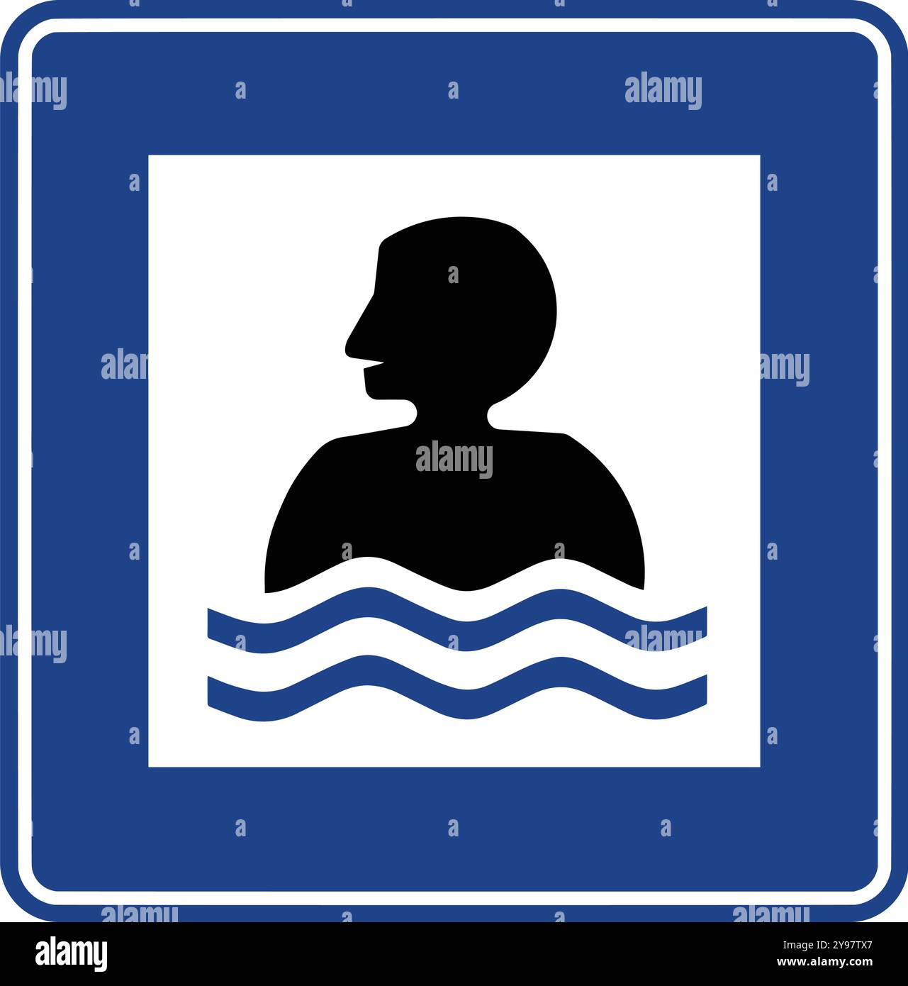 Swimming pool, Road signs in Turkey. Standard traffic signs on Turkish ...