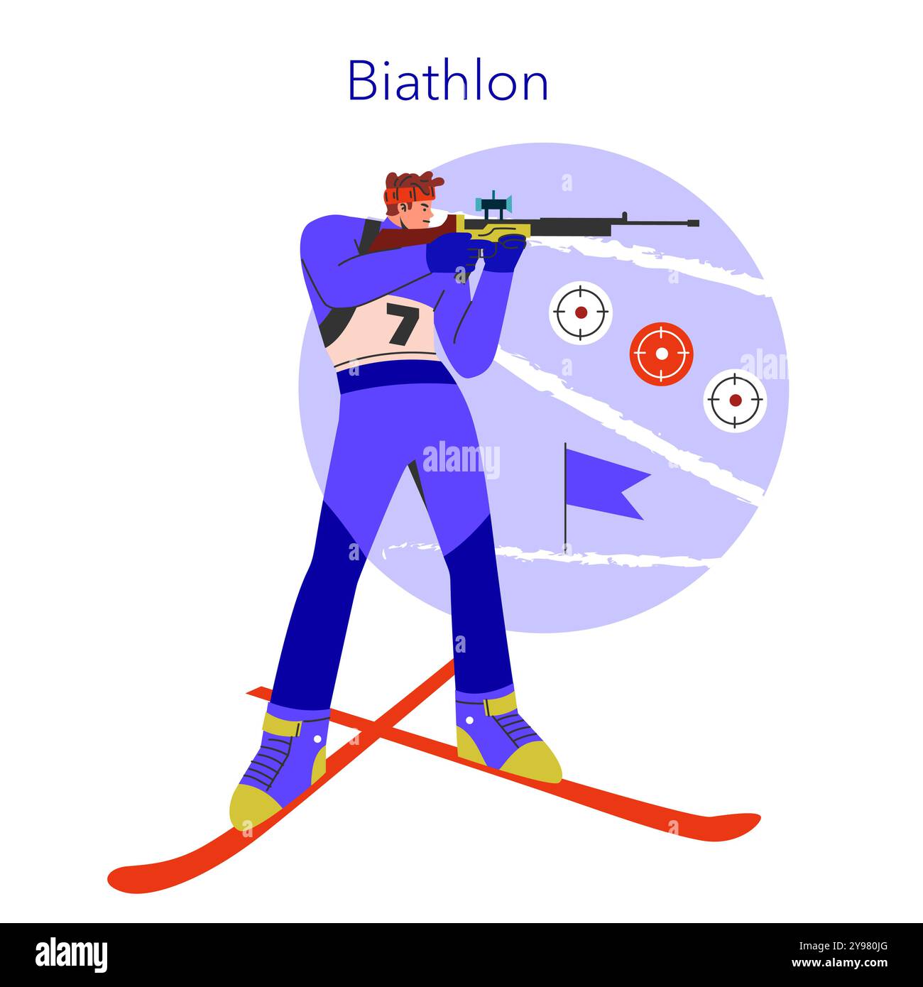 Skiing event Stock Vector Images - Alamy