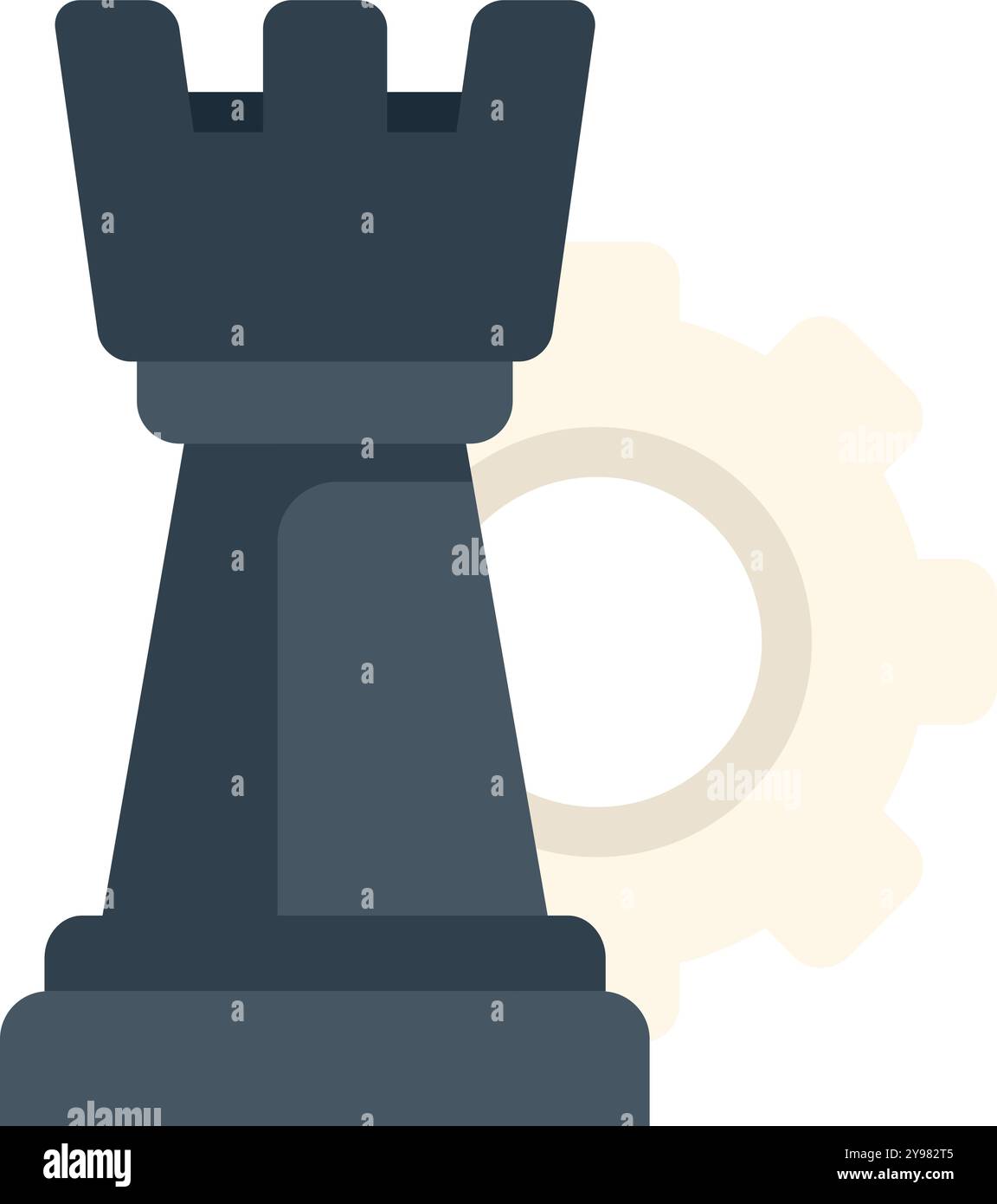 Creative chess strategy graphic gear hi-res stock photography and ...