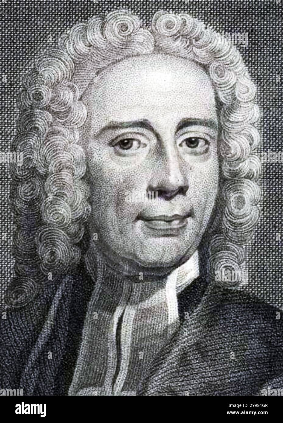 ISAAC WATTS  (1674-1748) English Congregational minister, hymn writer and theologian Stock Photo