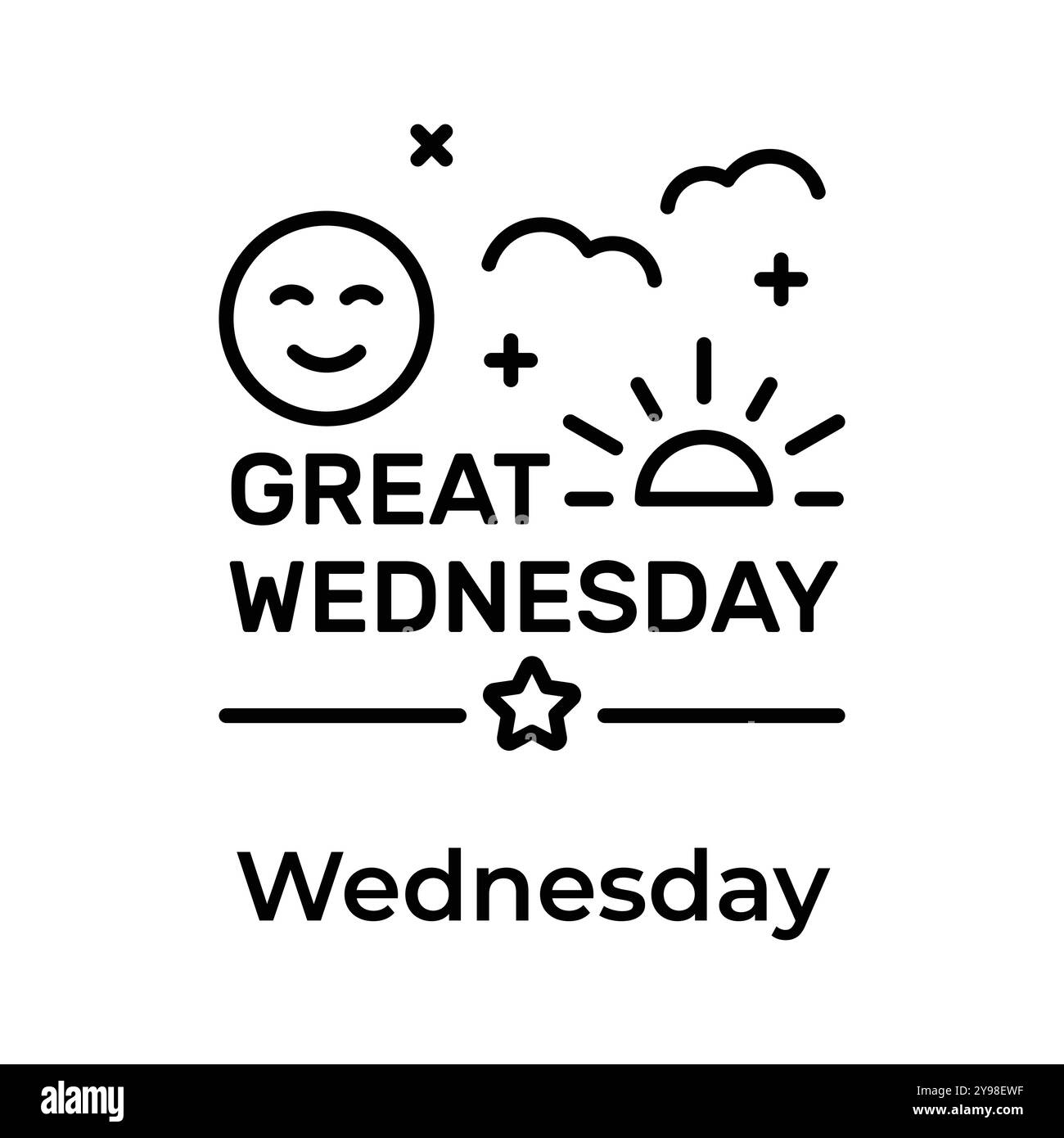 Happy wednesday Cut Out Stock Images & Pictures - Alamy