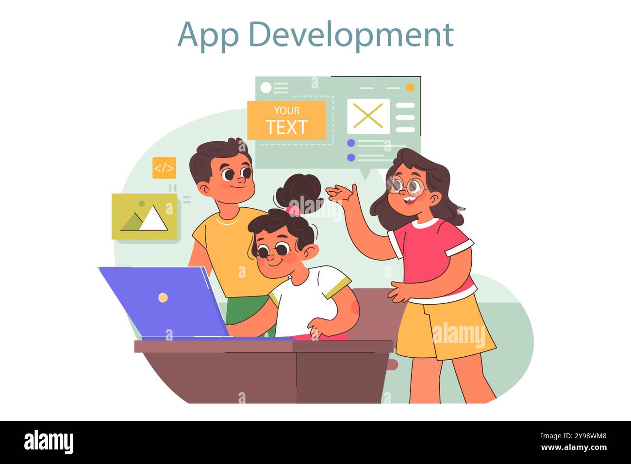 Tech camp for children. Computer science and application development ...