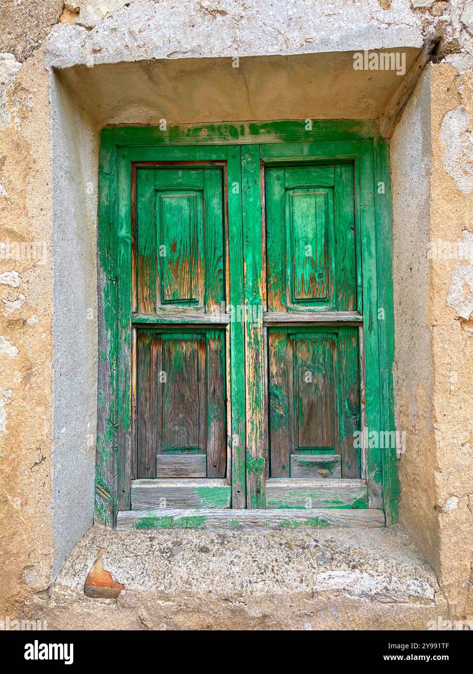 Old wooden window. - Smartphone Captured Stock Image