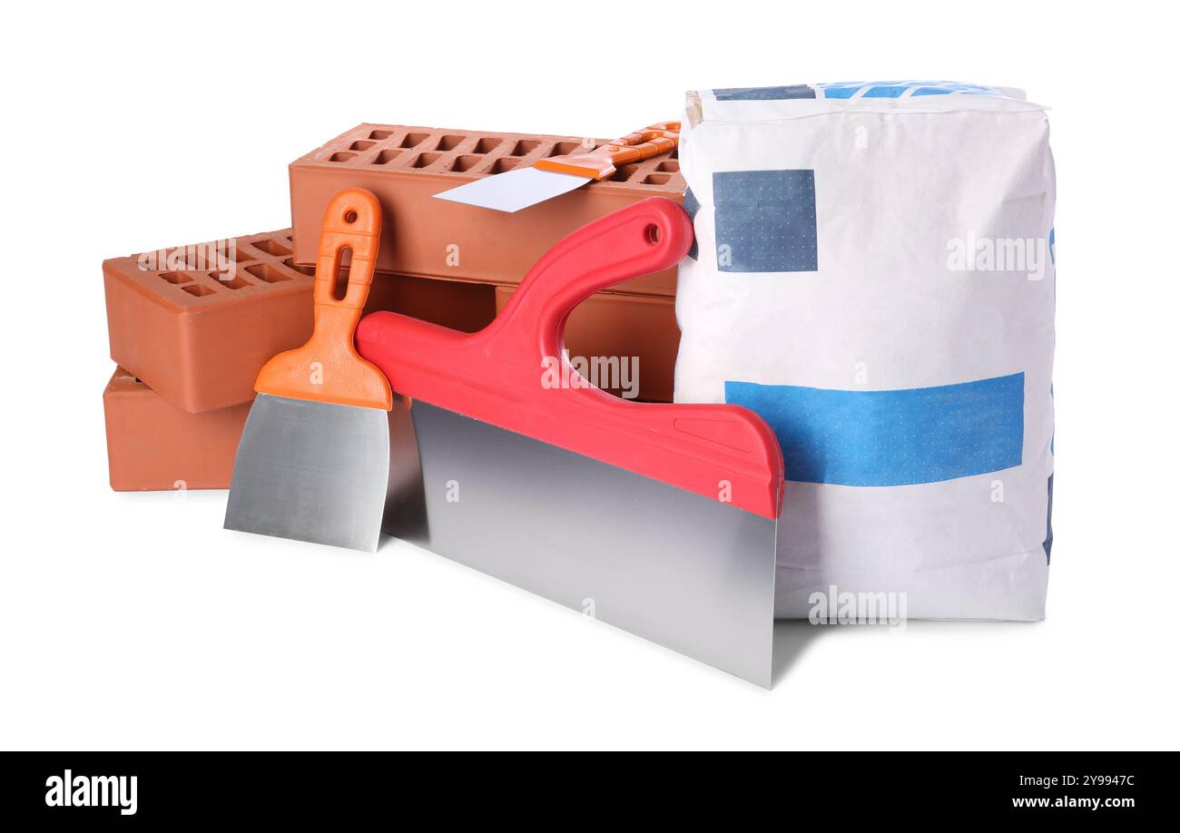 Building material tools in Cut Out Stock Images Pictures Alamy