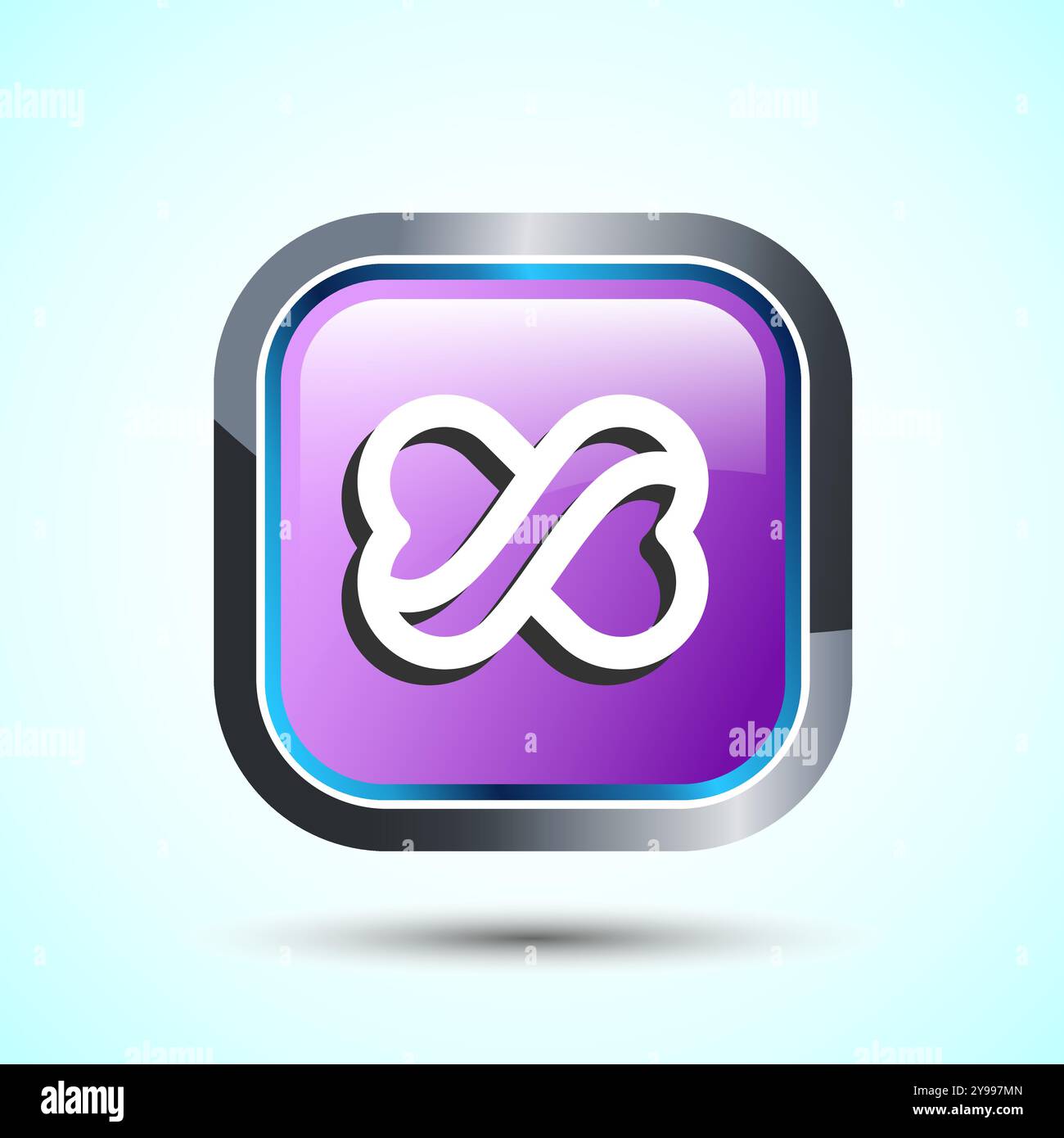 Infinity, Eternity, Icon Design Illustration, Endless Icon For Apps and ...