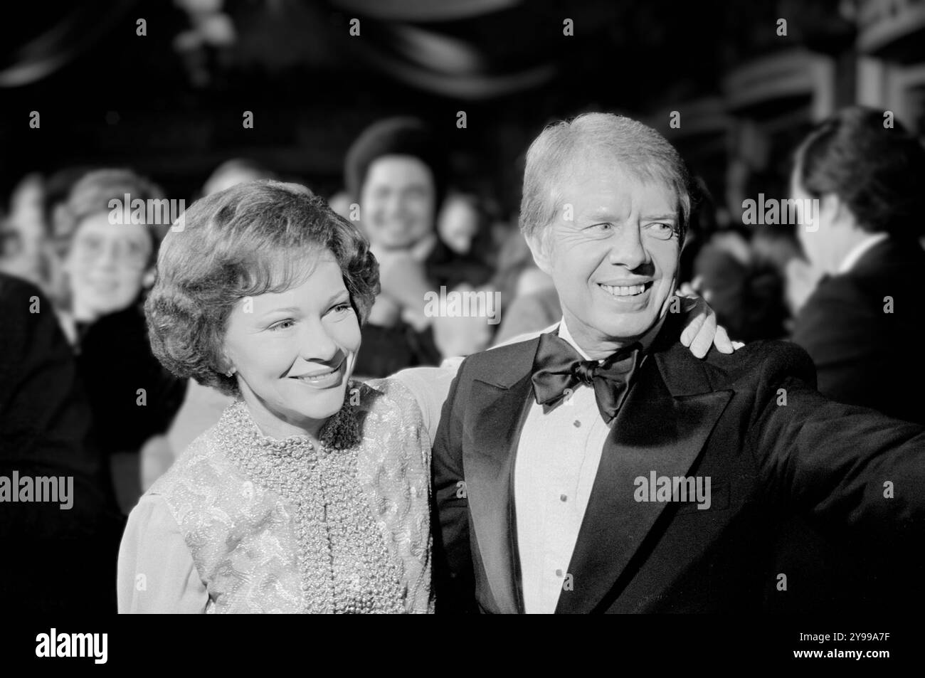 President Jimmy Carter and First Lady Rosalynn Carter at his ...