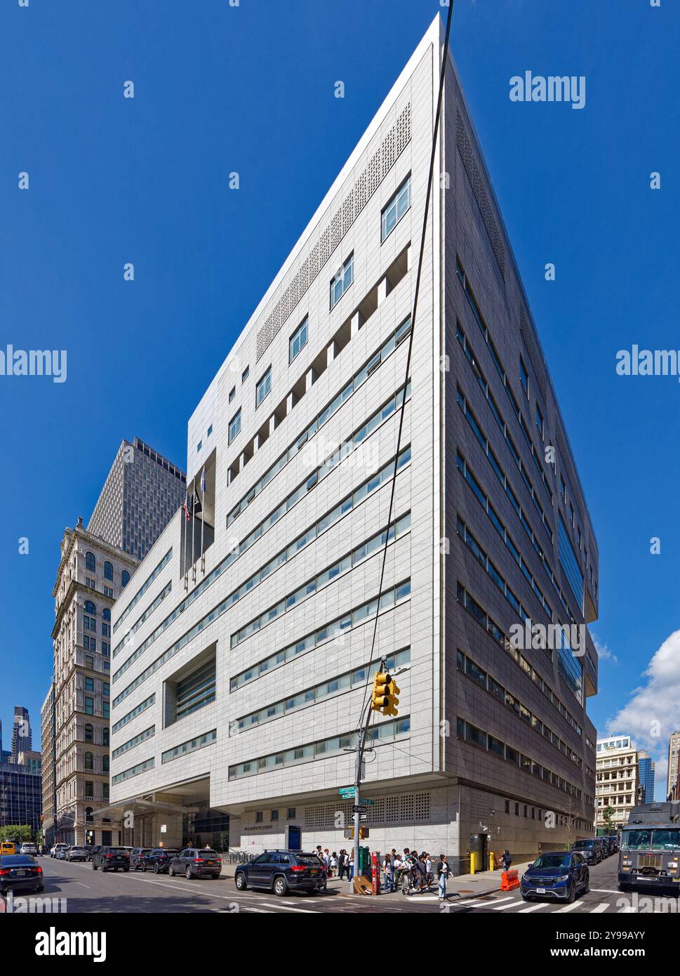 Once clad in polished black granite New York County Family Court was Once clad in polished black granite New York County Family Court was