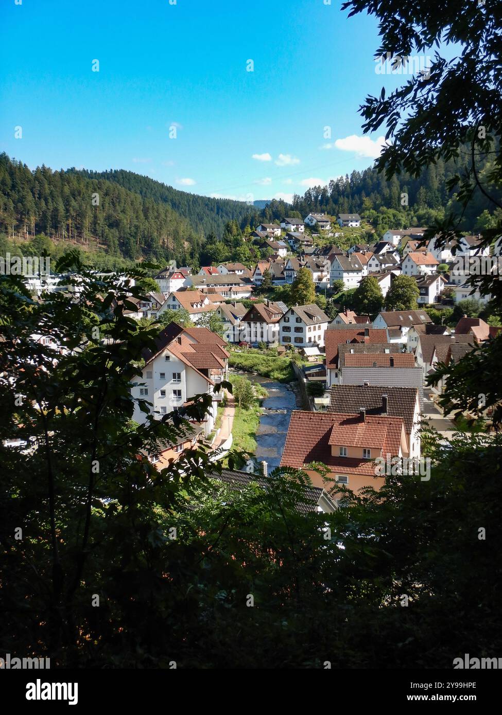 Landscape about Schiltach, Black Forest Germany Stock Photo - Alamy