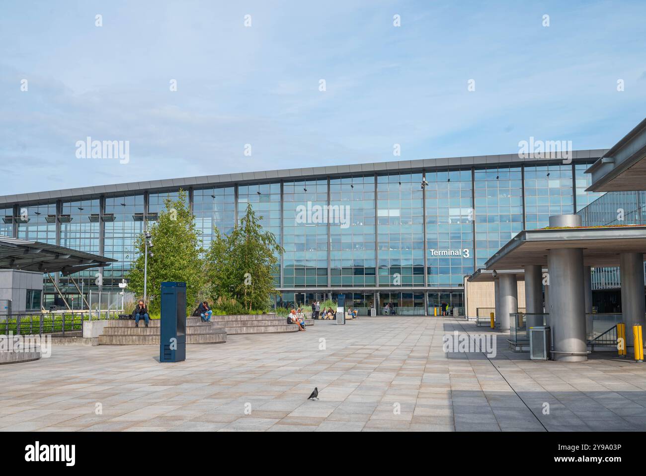 Copenhagen Denmark - June 7. 2024: The terminal of the airport Stock Photo