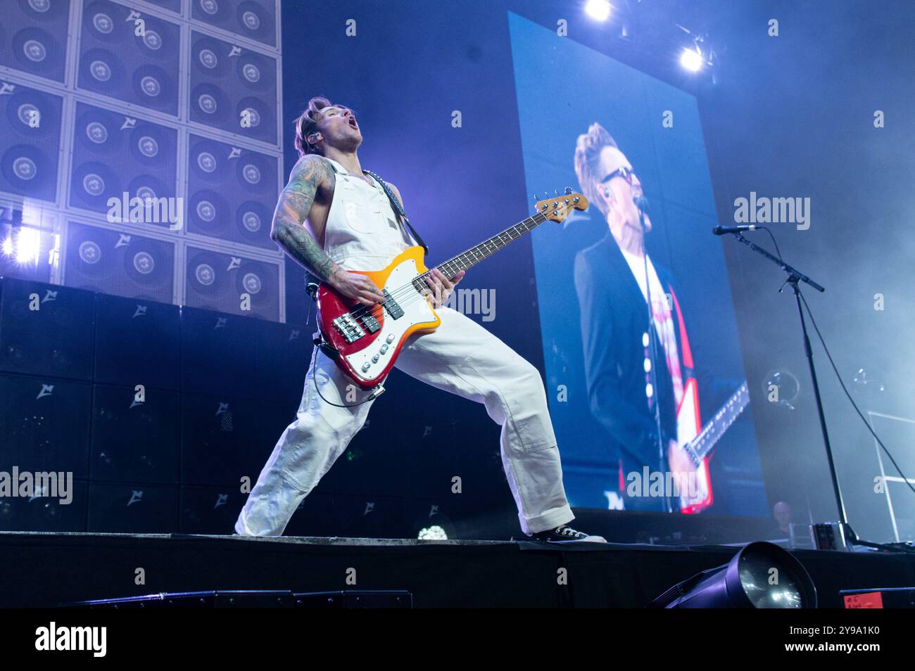 McFly in Concert in London Dougie Poynter of McFly during their 21st ...