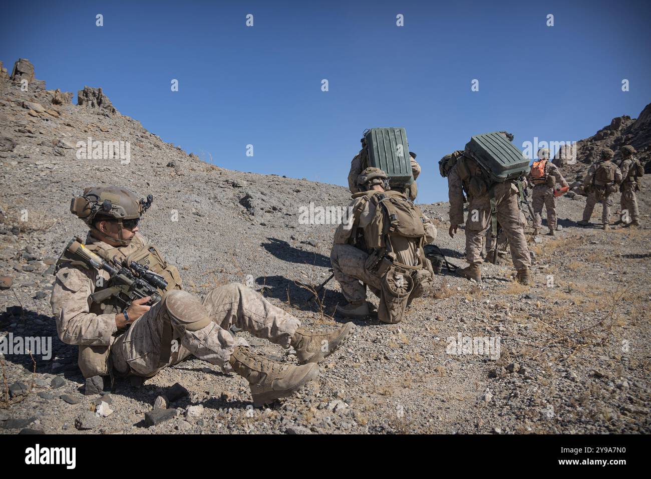 U.S. Marines with 1st Battalion, 2nd Marine Regiment, 2nd Marine ...