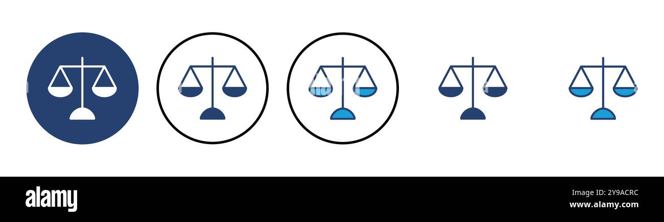 Scales icon vector. Law scale icon. Scales vector icon. Justice Stock ...