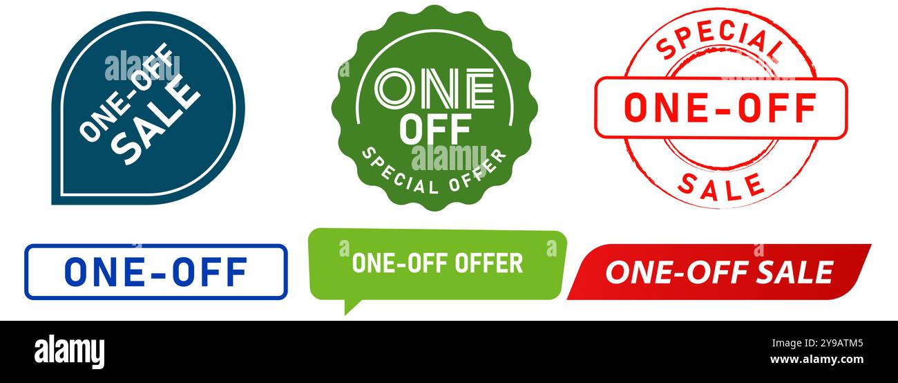 One off campaign Stock Vector Images - Alamy