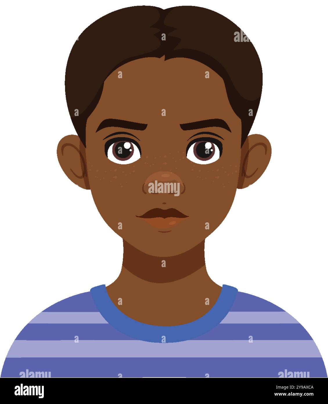 Vector illustration of a young boy Stock Vector Image & Art - Alamy