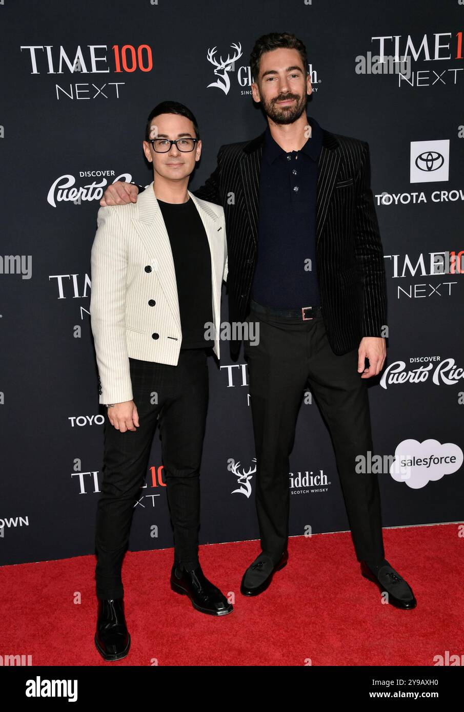 Christian Siriano, left, and Kyle Smith attend the Time100 Next event