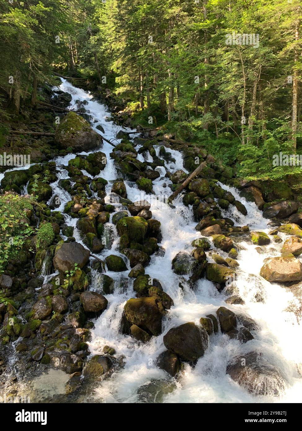 Moving water - Smartphone Captured Stock Image