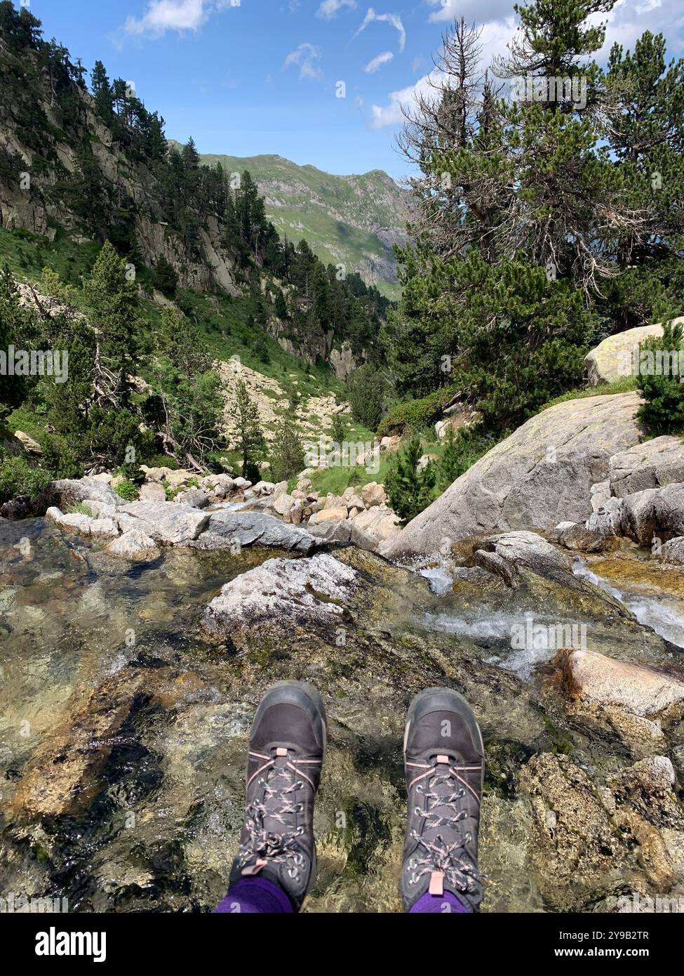 Pyrenees view - Smartphone Captured Stock Image