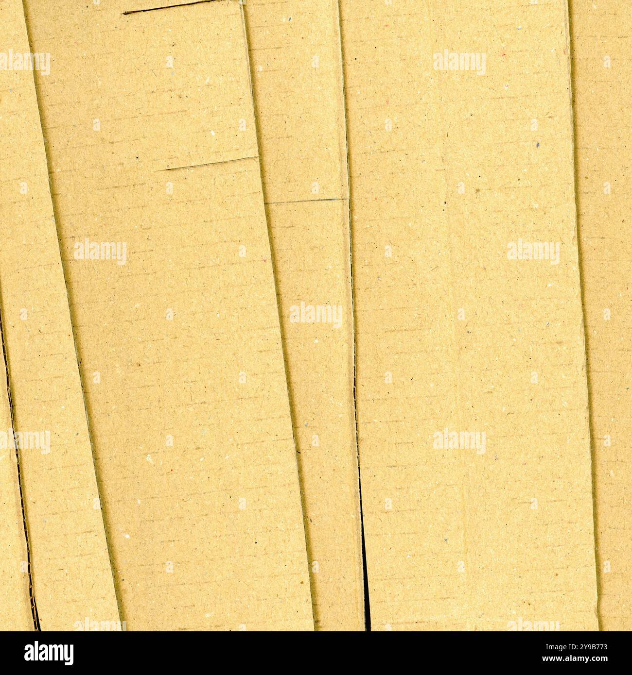 brown corrugated cardboard texture useful as a background Stock Photo