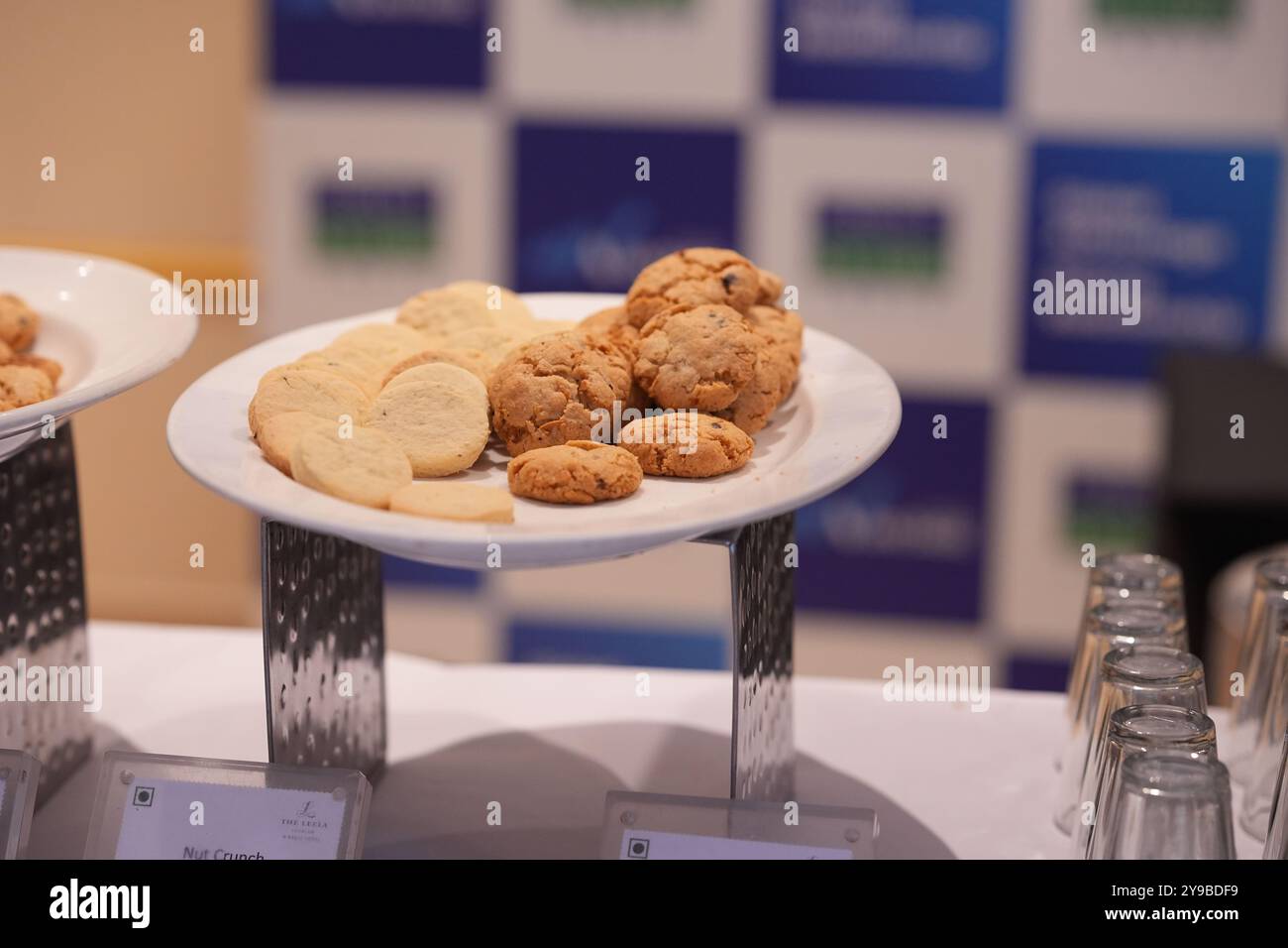 Butter and Wheat chocolate chip cookie biscuits Stock Photo