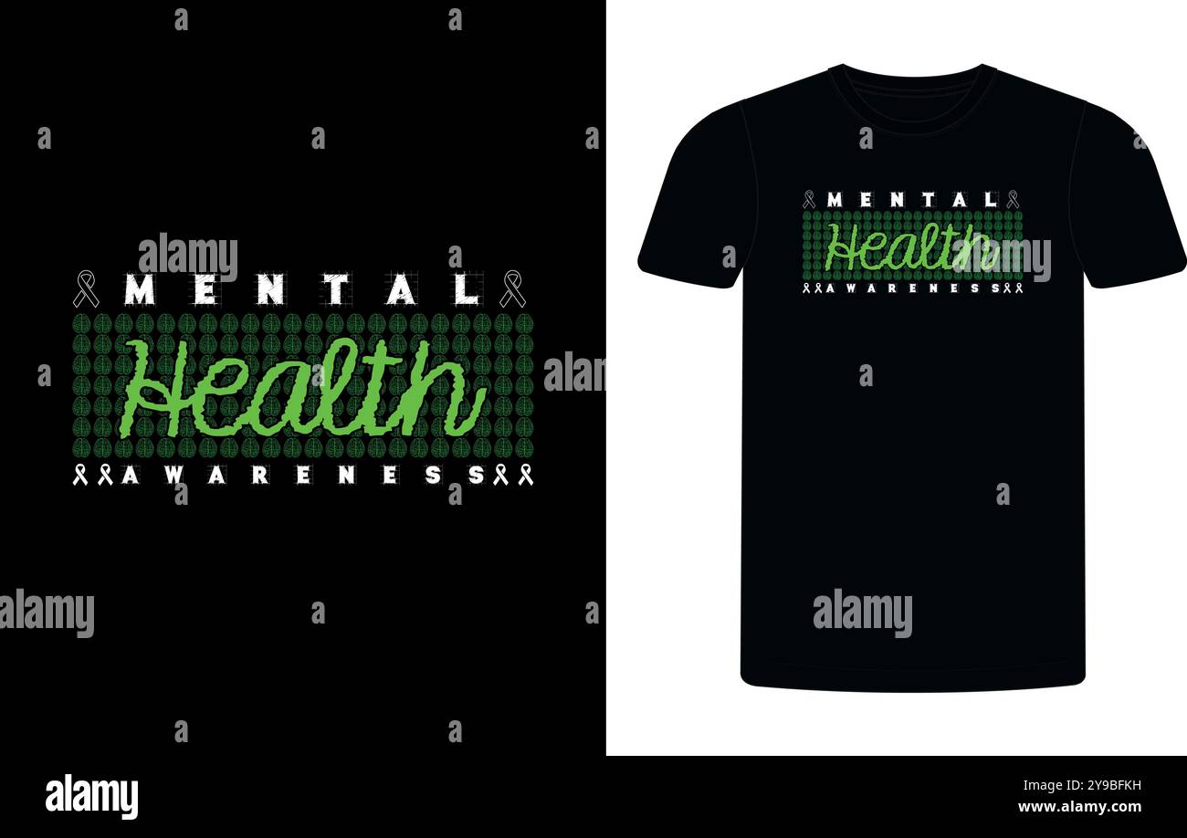 Mental Health Is Health Shirt Black Tee