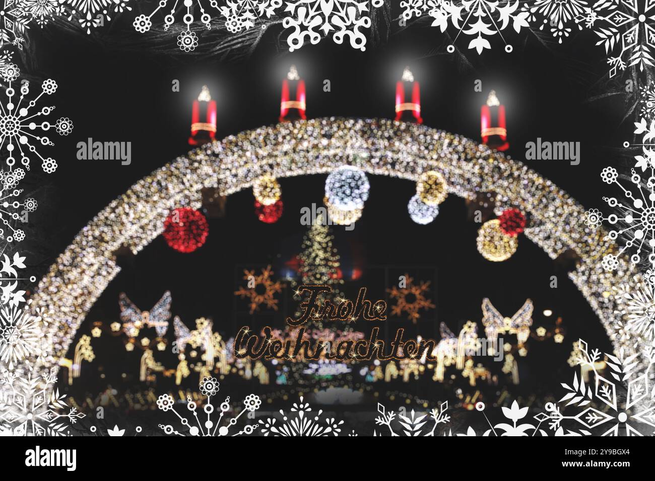 Light gold bokeh foreground hi-res stock photography and images - Alamy