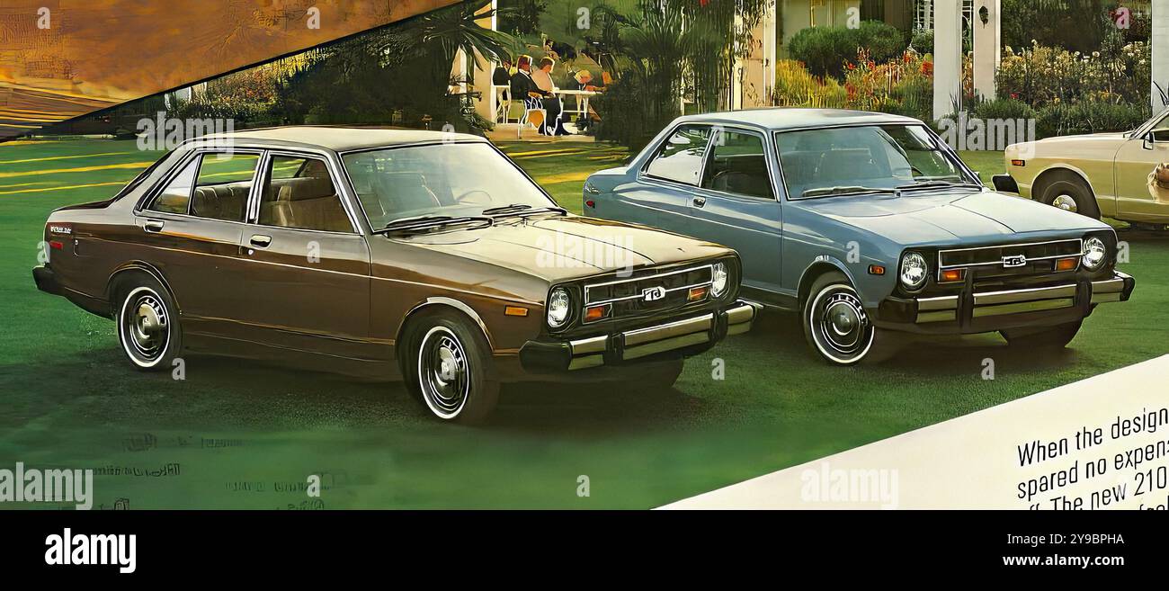 Datsun 210 hi-res stock photography and images - Alamy, image size:1300x657