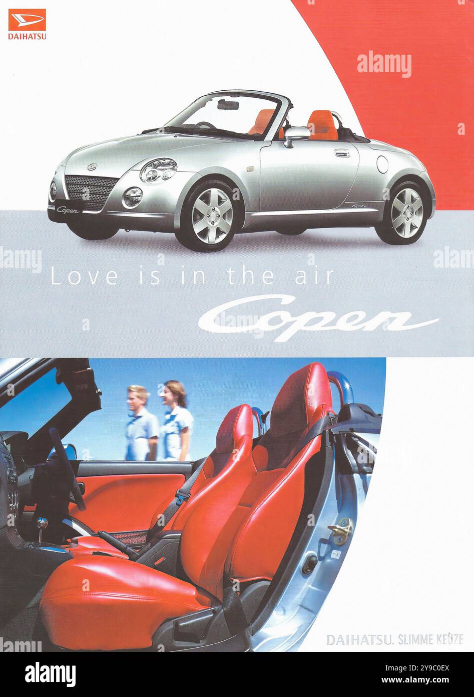 2004 Daihatsu Copen - Vintage press car advertising Stock Photo