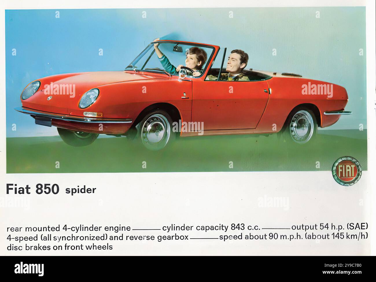 Bâche De Protection Pour Fiat 850 Spider (1965-1972) - Neuve Sans Marque