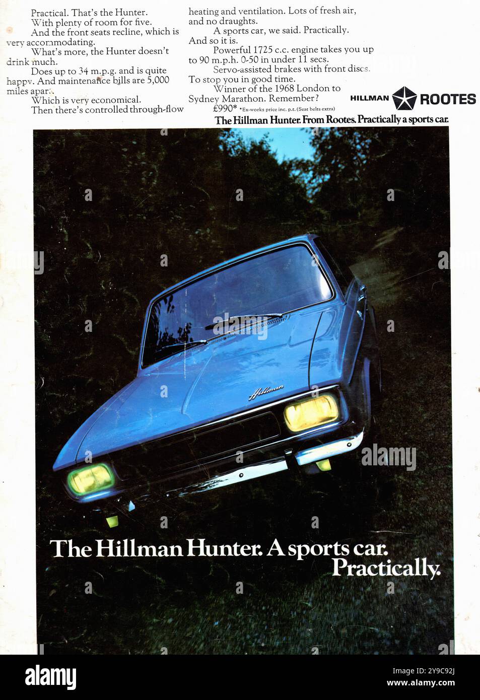 Hillman hunter car hi-res stock photography and images - Alamy