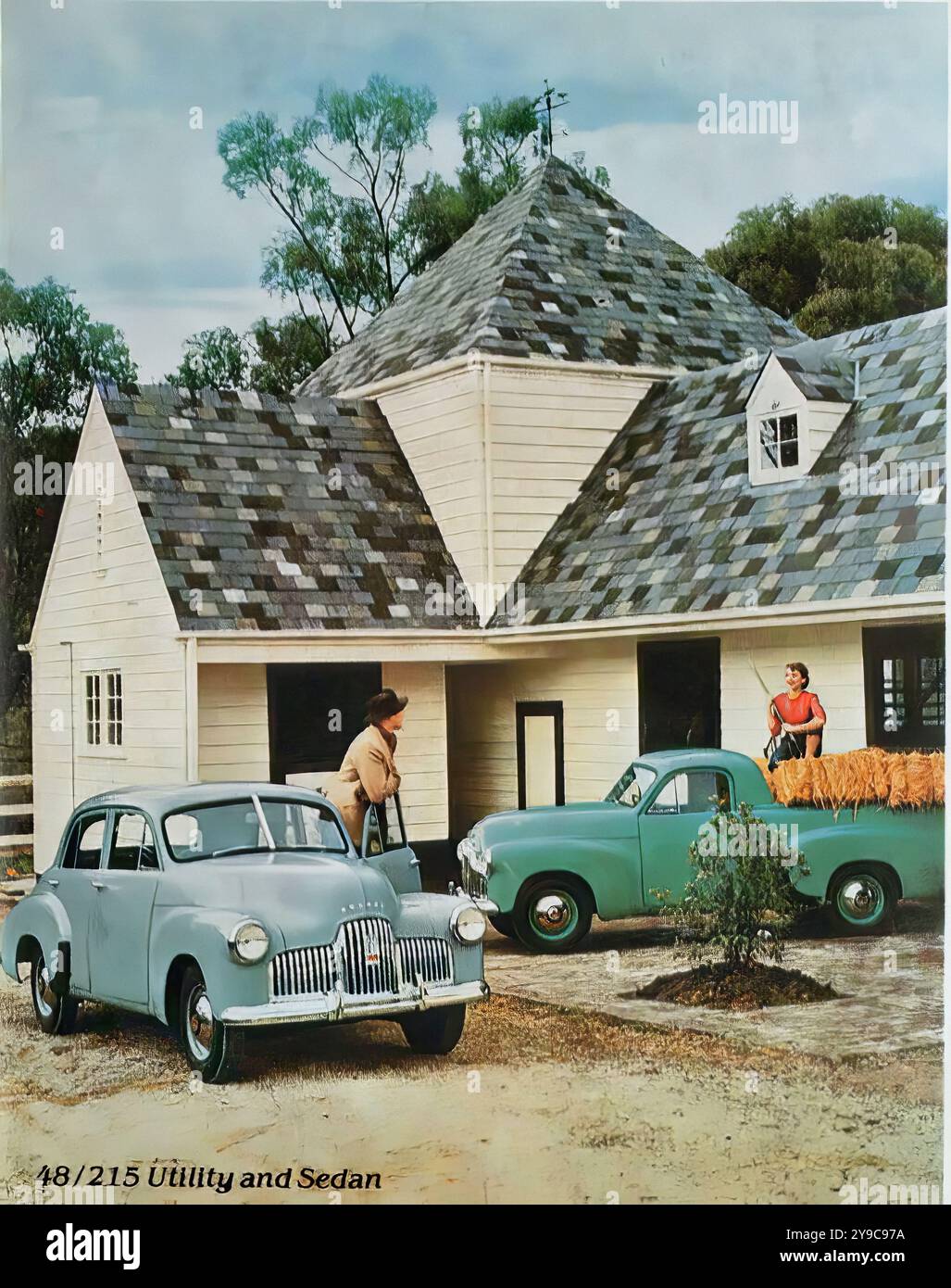 1948 48-215 HOLDEN AUSSIE AD ART PRINT POSTER
