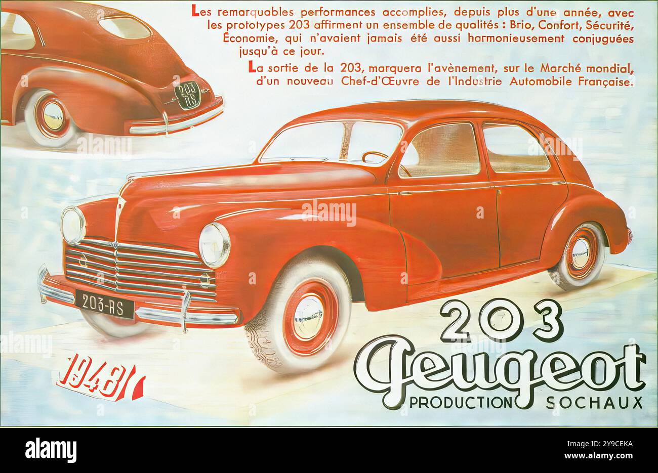 Peugeot 203 car hi-res stock photography and images - Alamy
