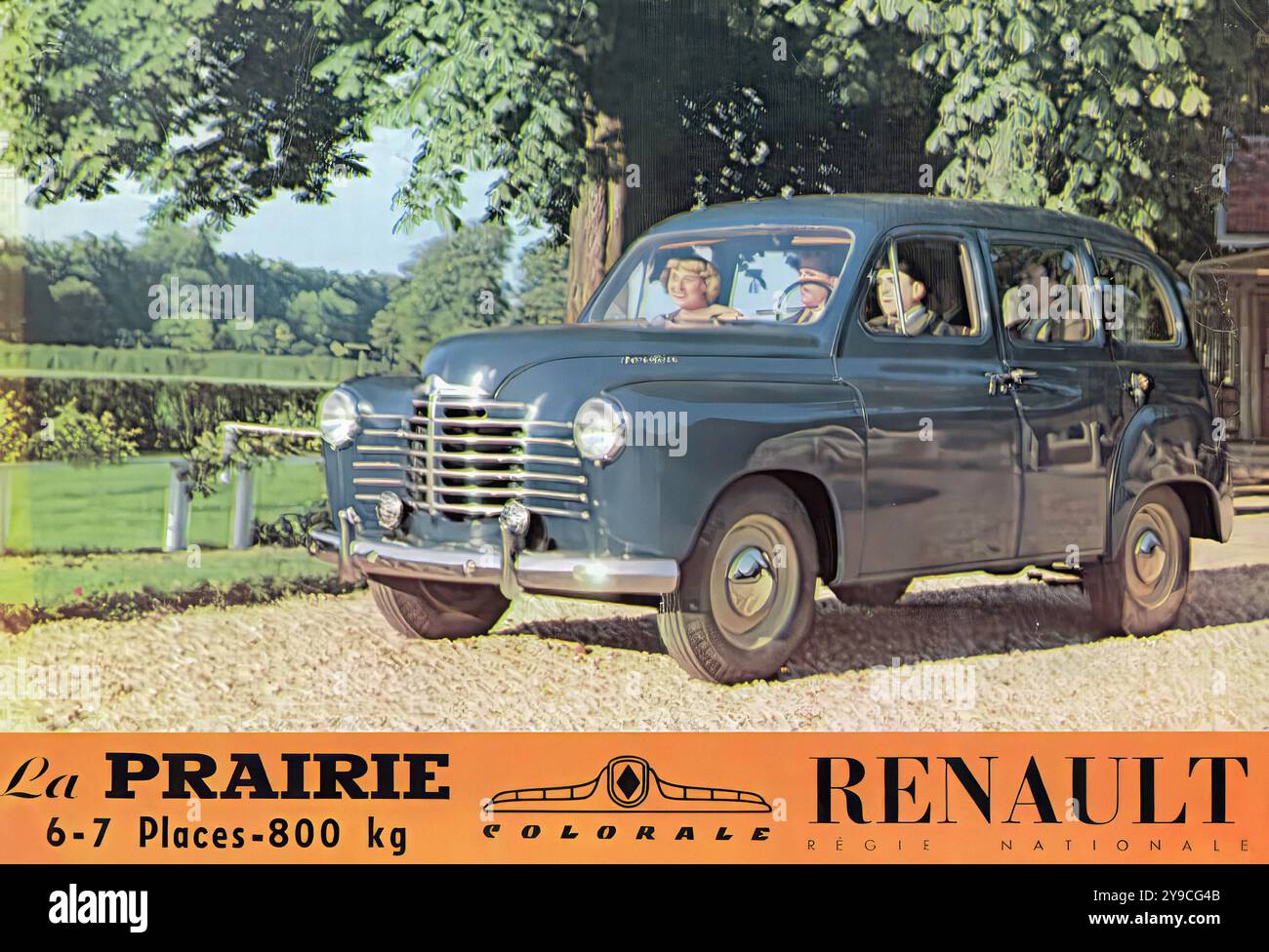 Renault car 1950 hi-res stock photography and images - Alamy