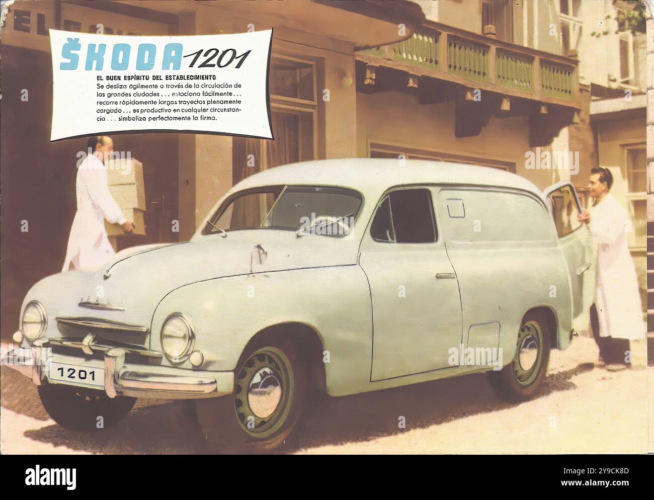 skoda-1201-0001-vintage-press-car-advertising-stock-photo-alamy