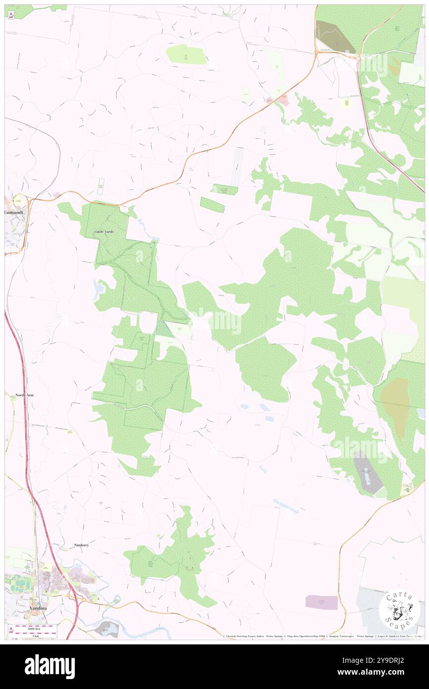 Yandina Creek, , AU, Australia, Queensland, S 26 30' 0'', N 153 0' 0'', map, Cartascapes Map published in 2024. Explore Cartascapes, a map revealing Earth's diverse landscapes, cultures, and ecosystems. Journey through time and space, discovering the interconnectedness of our planet's past, present, and future. Stock Photo