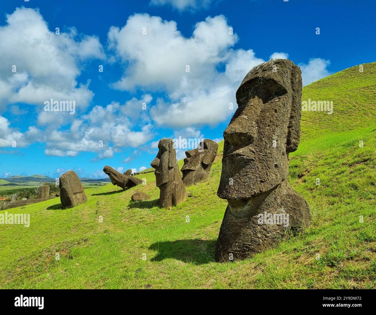 Lake Raraku Ranu raraku easter island hi-res stock photography and images - Alamy