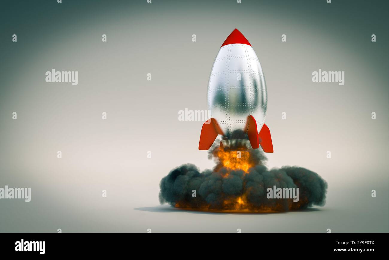 Fire Roket Rocket fire hi-res stock photography and images - Alamy