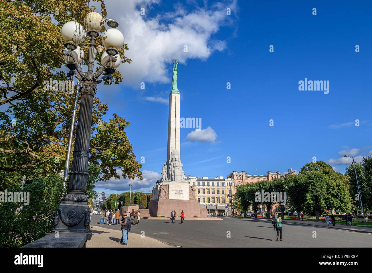 The Freedom Monument, Riga, Latvia Stock Photo - Alamy