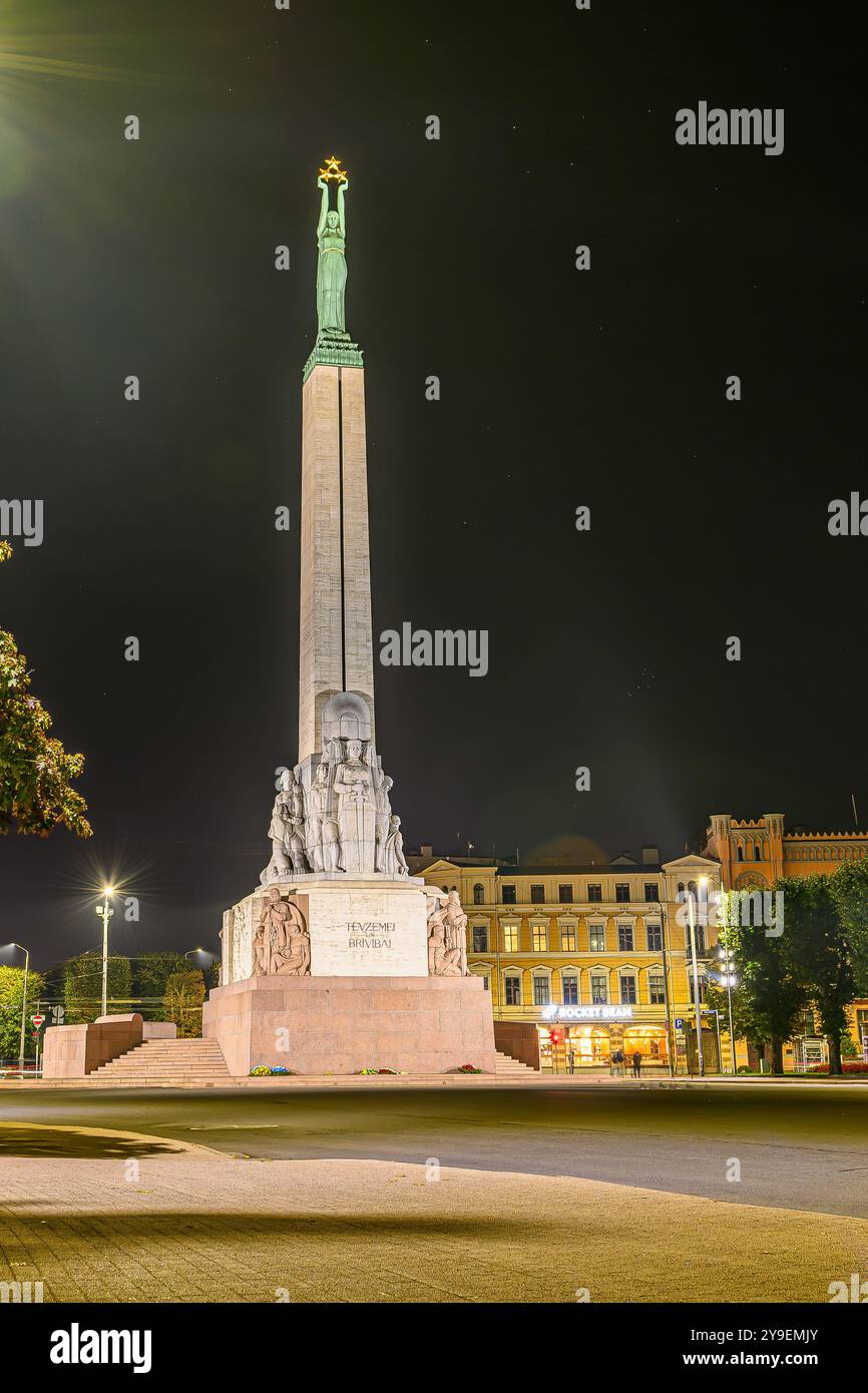 The Freedom Monument, Riga, Latvia Stock Photo - Alamy
